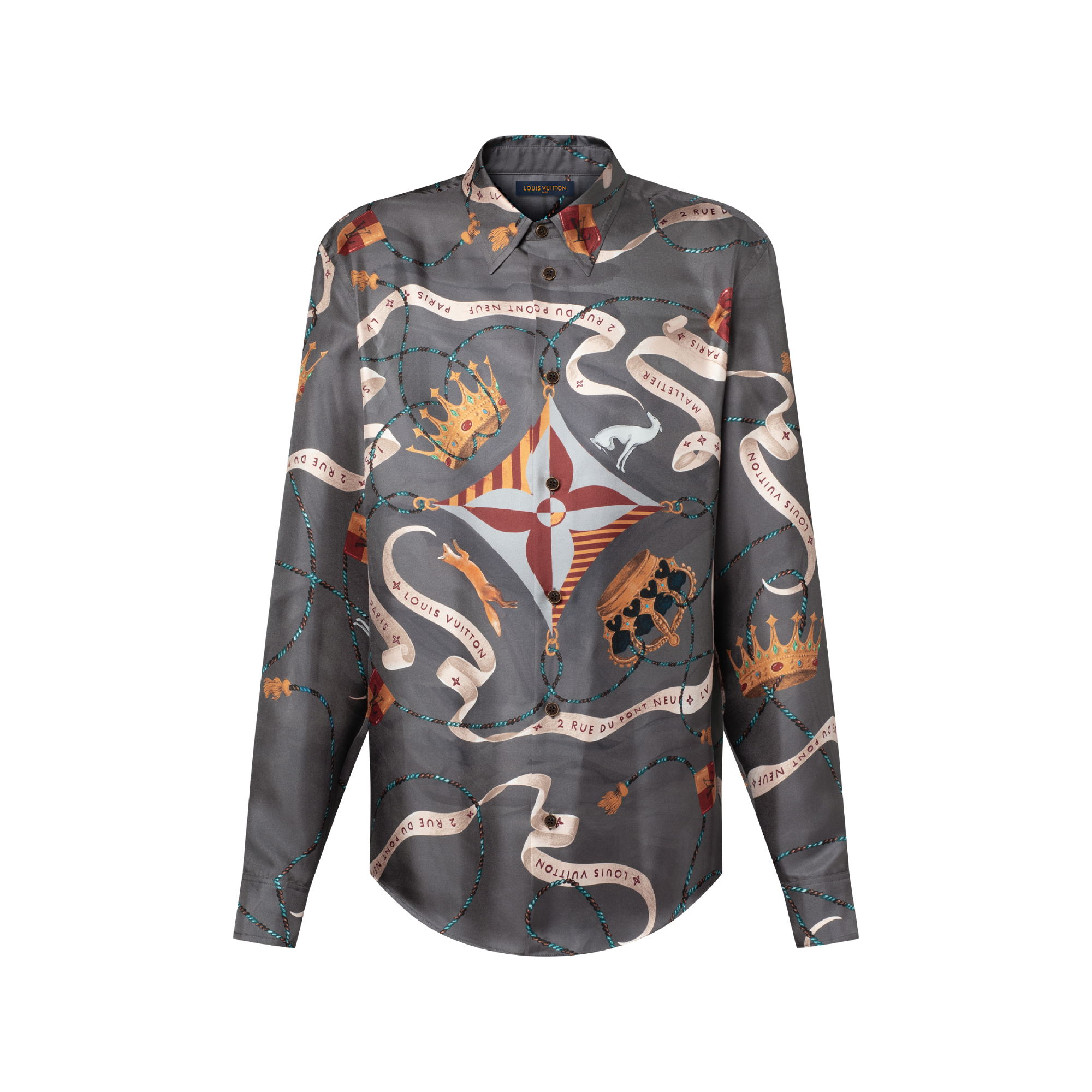 2024年モデル LOUIS VUITTON ルイヴィトン プリンテッドシャツ プリンテッド シルクシャツ ｜ルイ・ヴィトン 公式サイト - 1AJCA7